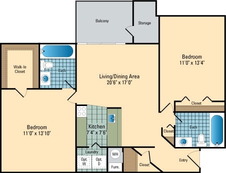 2B/2B - Compass at City Center