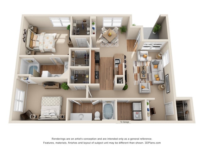 Floorplan - The Canyons Apartments