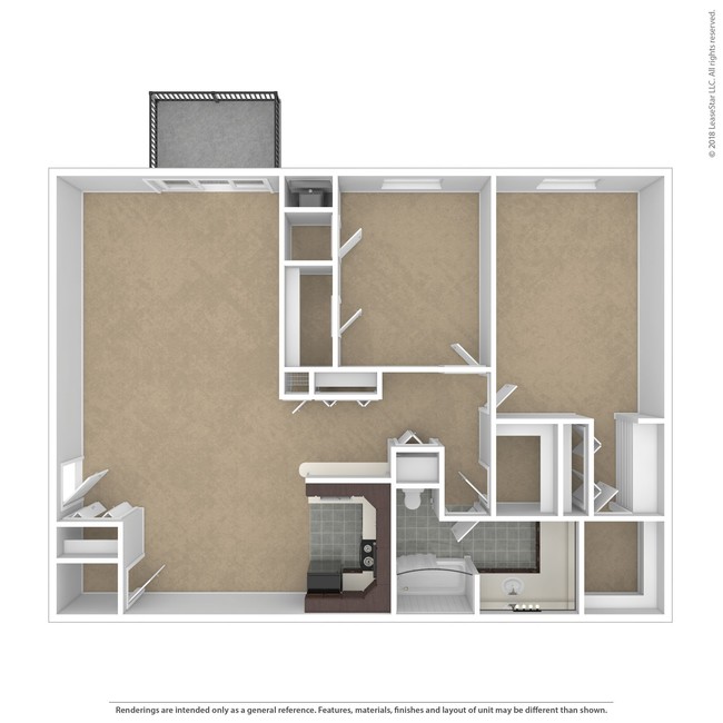 Floorplan - Orleans Place Apartments