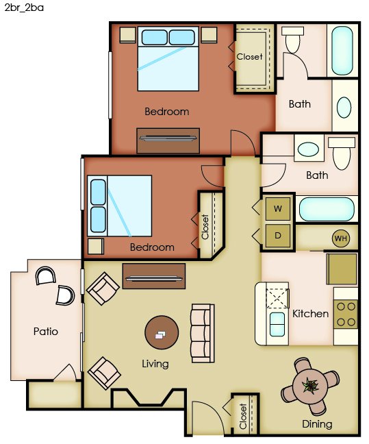 Floorplan - Emerald Pointe Apartments