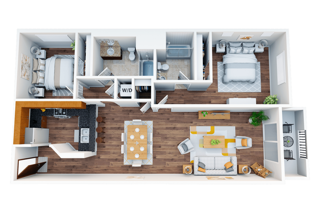 Floorplan - 4410 Sepulveda Apartments