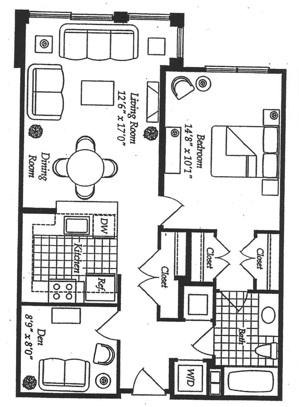 Floor Plan - 4101 Albemarle St NW #346