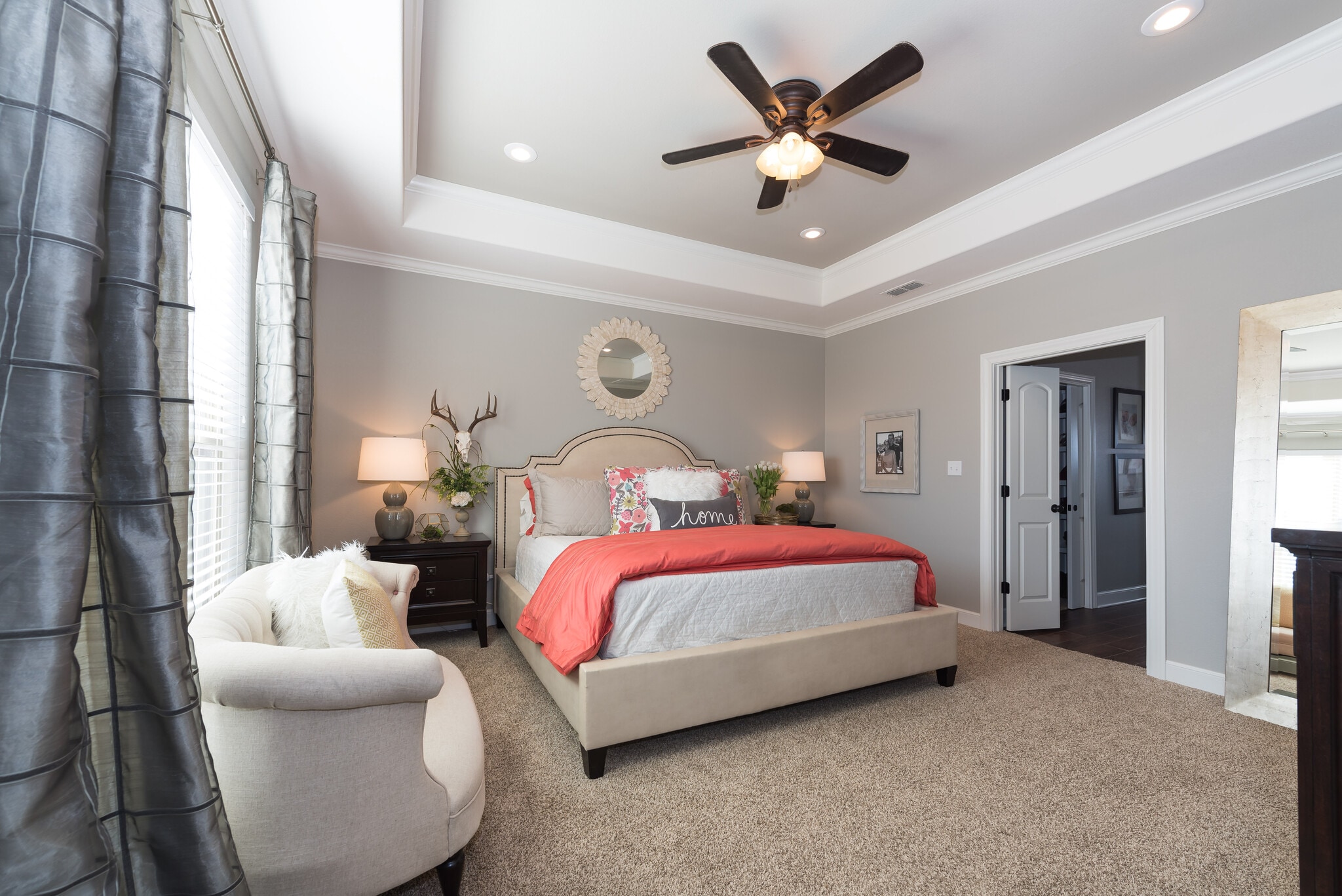 Spacious master suite is a wonderful retreat offering separate his and her closets and vanities! - 249 Springfield