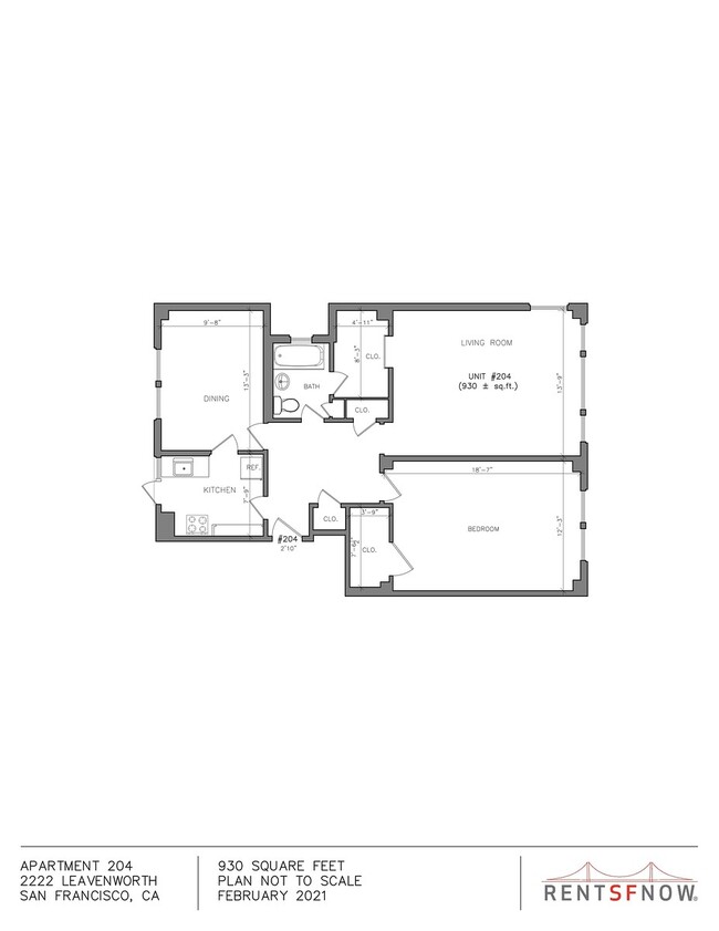 Floorplan - 2222 Leavenworth