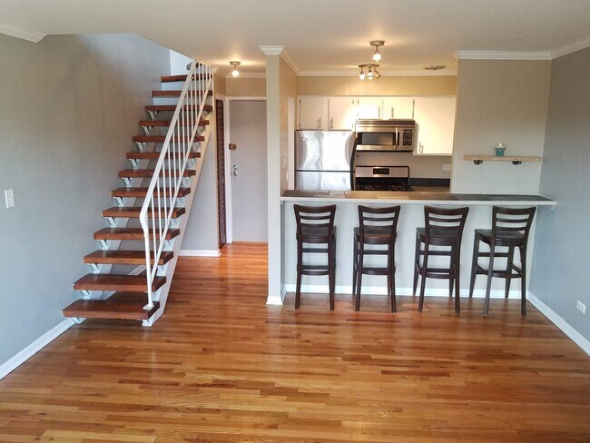 Main Floor | Galley Kitchen | Coat Closet | Oak Floors - 832 W Oakdale Ave