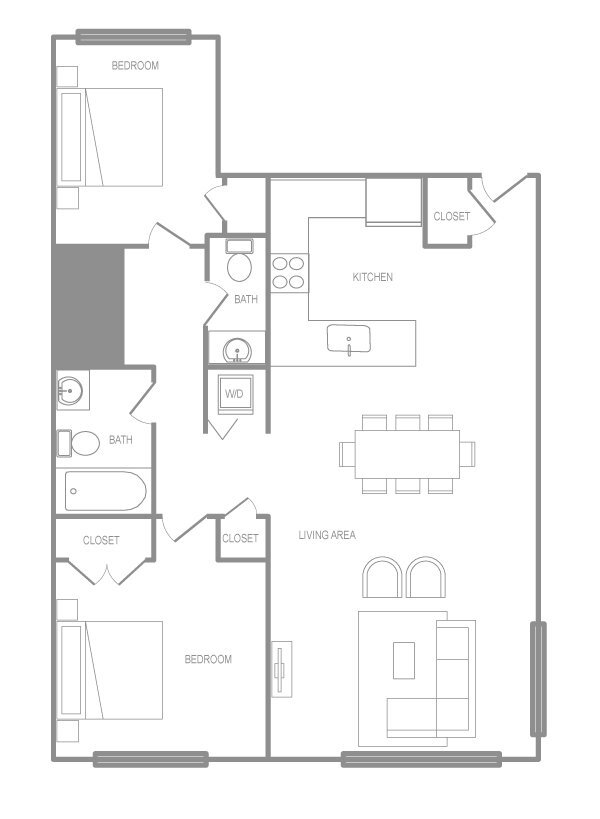 Floorplan - Liberties Walk and Townhomes