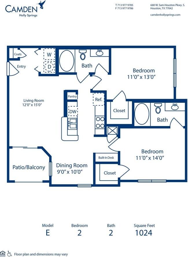 Floorplan - Camden Holly Springs
