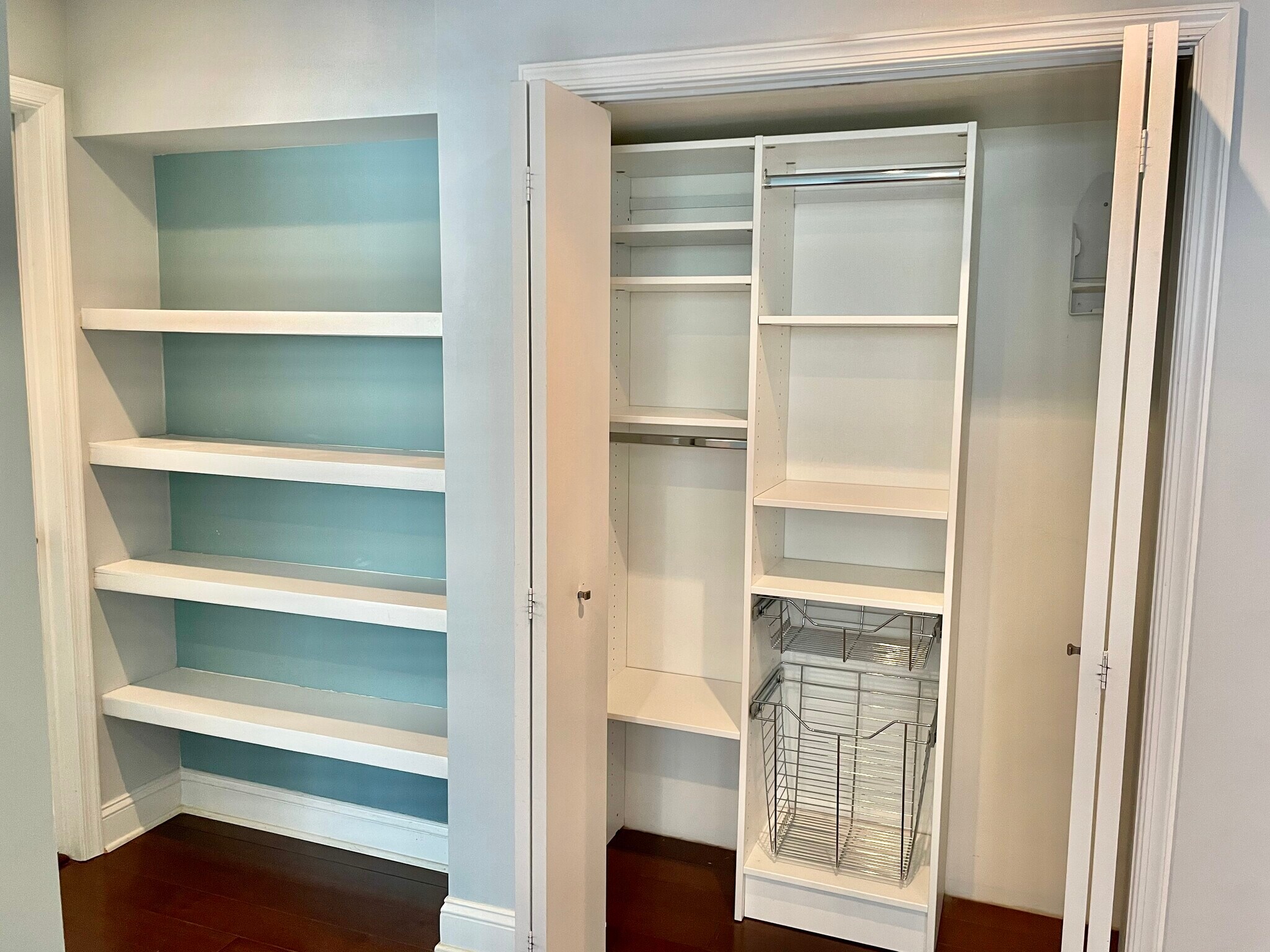 Built-in shelves and custom closets - 2339 40th Pl NW