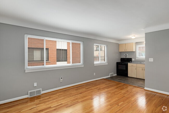 AVAILABLE TODAY! Open Floor Plan View from the Door (This Image is of the Last Available Apartment) - Downtown Royal Oak-Free Month's Rent