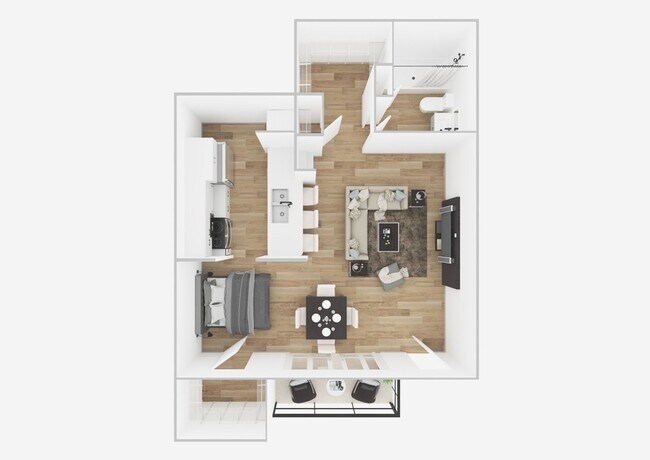 Studio | 1 Bath | 464 SF - Vue at Knoll Trail Apartments