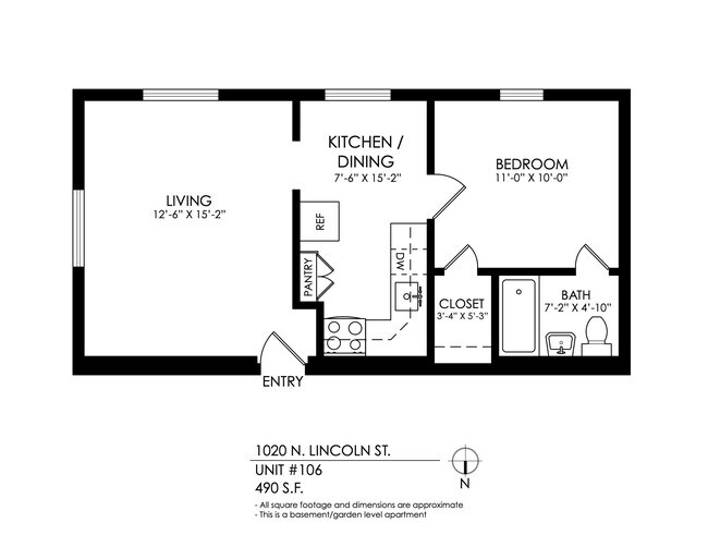 Floorplan - 1020 Lincoln