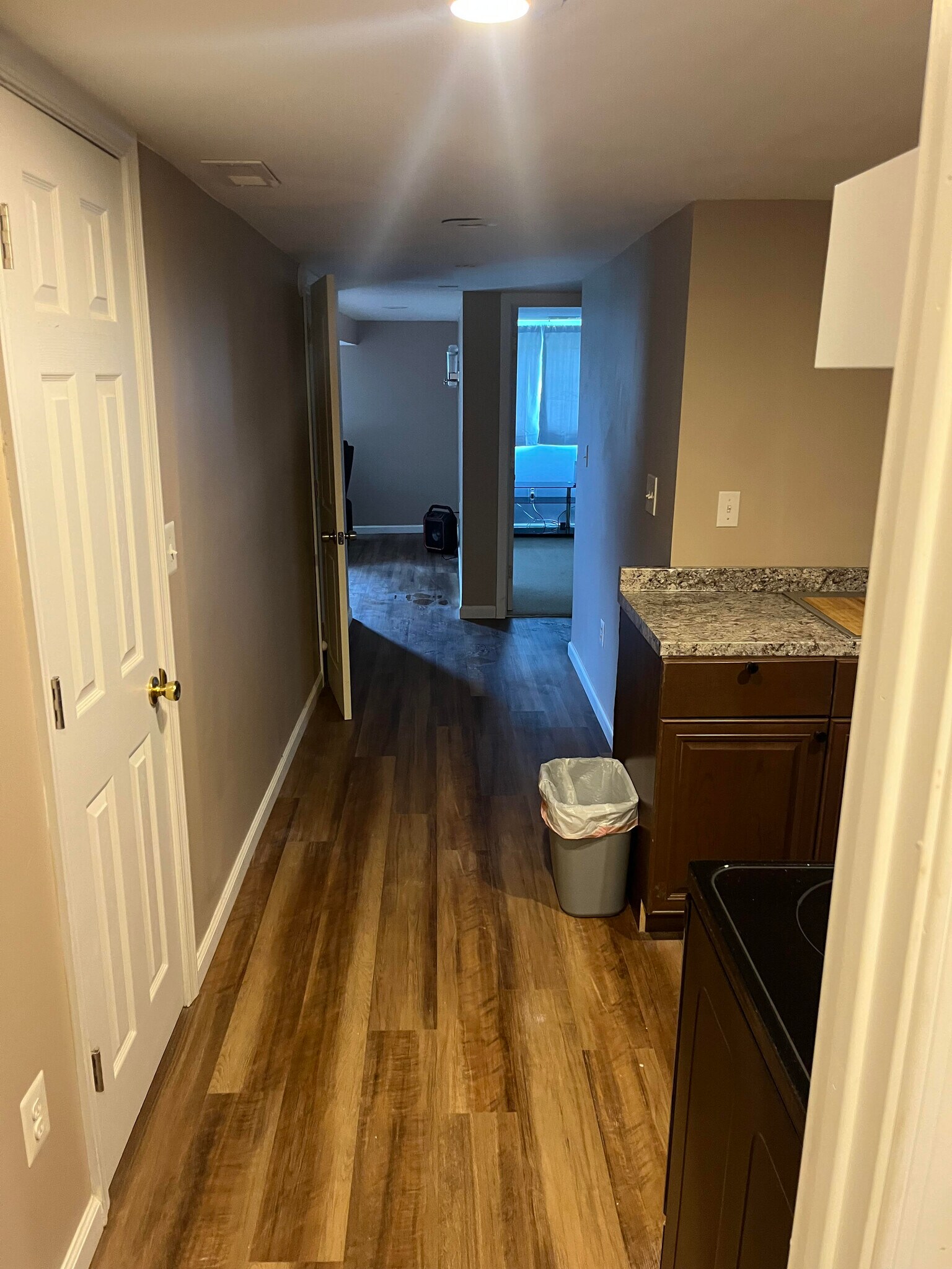 hallway after entering apartment - 2525 Wendover Rd