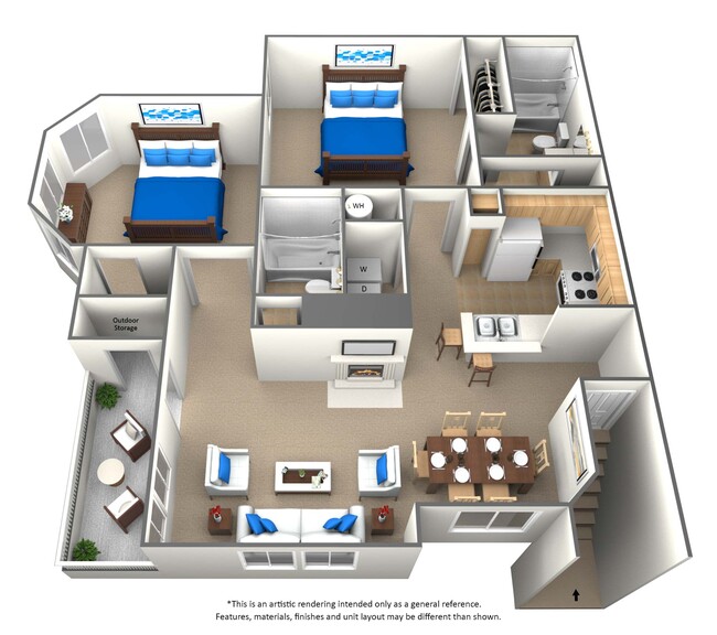 Floorplan - Bridford Lake Apartments