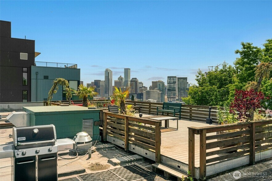 Beautiful roof deck - 705 E Republican St