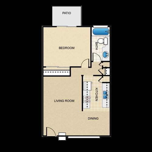 1BR/1BA - Camino Pueblo and El Rancho Apartment Homes