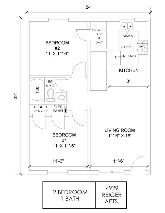 Floorplan - Carolina Apartments