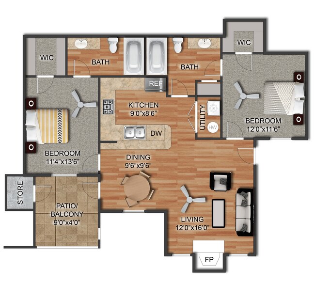 Floorplan - Southpoint Villas