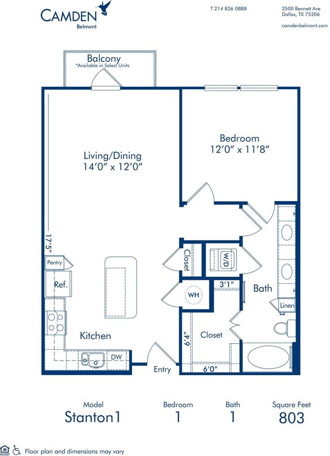 Floorplan - Camden Belmont