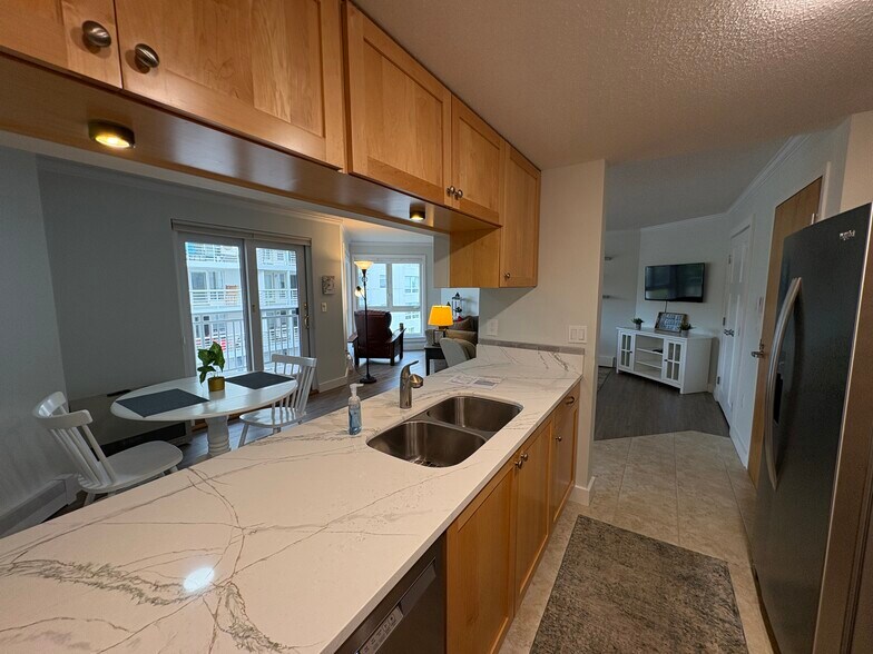 View from Kitchen - 219 E Grand Ave