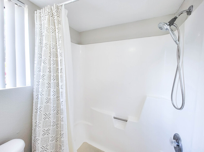 A brand new showerhead was recently installed for comfort - 3500 N Hayden Rd