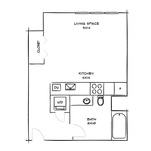 Floorplan - Indigo Apartments