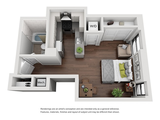 Floorplan - The Fairfax Apartments