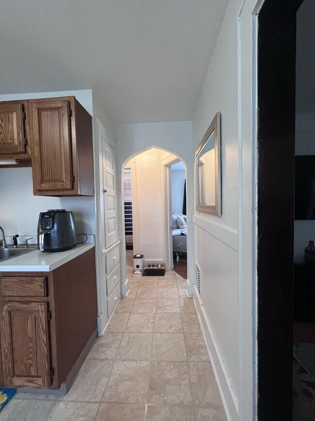view from kitchen looking toward bedrooms and bathroom - 534 Kenwick Dr