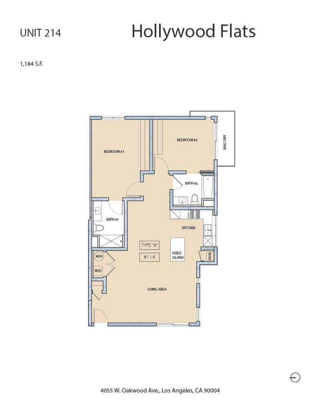 Floorplan - Hollywood Flats