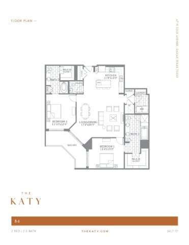 Floorplan - The Katy