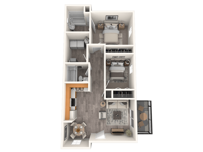 Floorplan - Country Ranch Apartments
