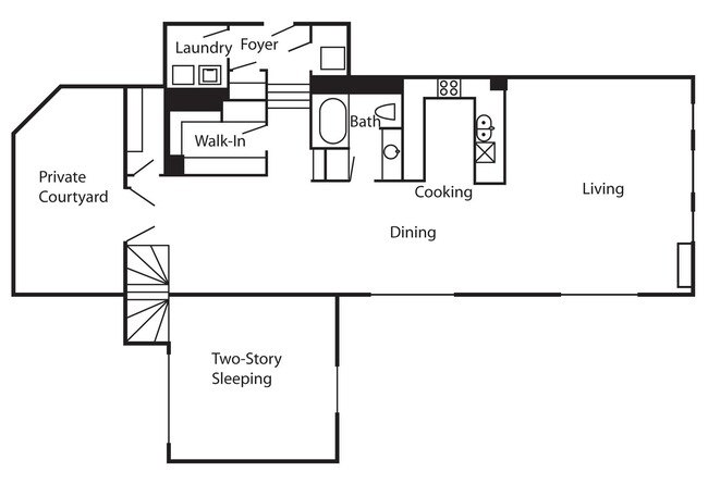 Floorplan - South Side On Lamar