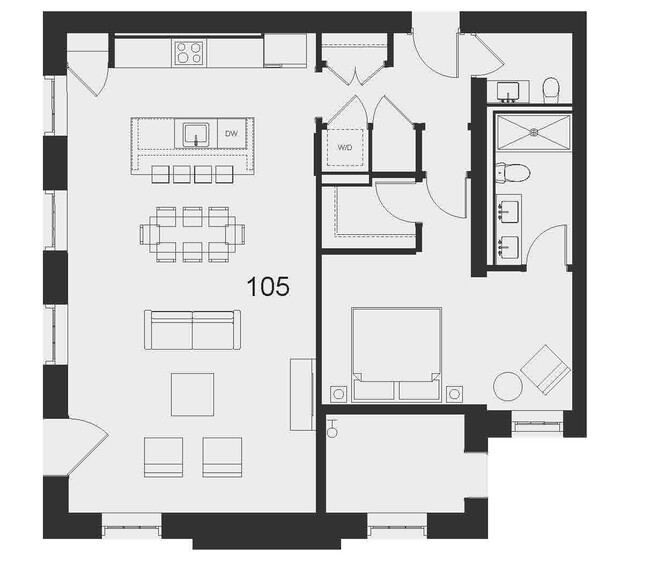 Floorplan - Motley School Apartments