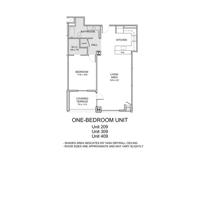 One-Bedroom Unit - The 1500 Condominium