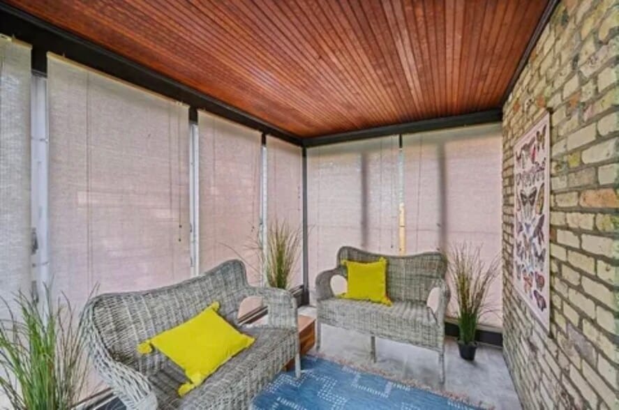 sun porch - 3810 Huntington Ave