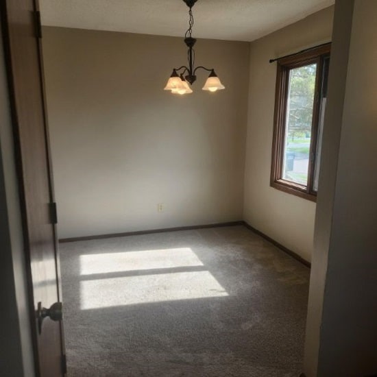 Living room into dining room - 4708 Osage Pt