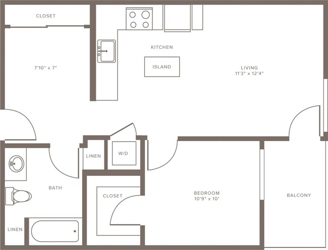 One Bedroom- A2 - The Adeline