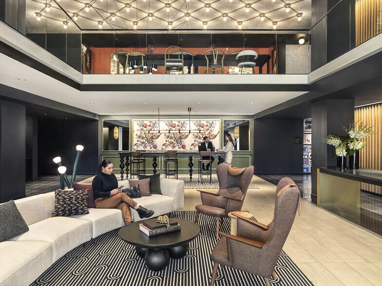 Overall Lobby with people - Marlowe