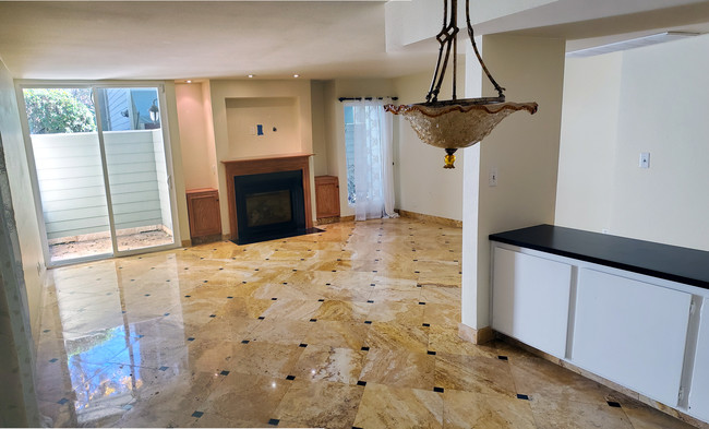 Living Room Looking Towards Fireplace - 4342 Gentry Ave