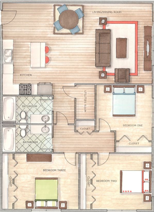 Floorplan - Urban Flats North