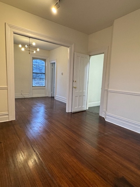 open dining area showing the apartment entry door - 118 Philip St