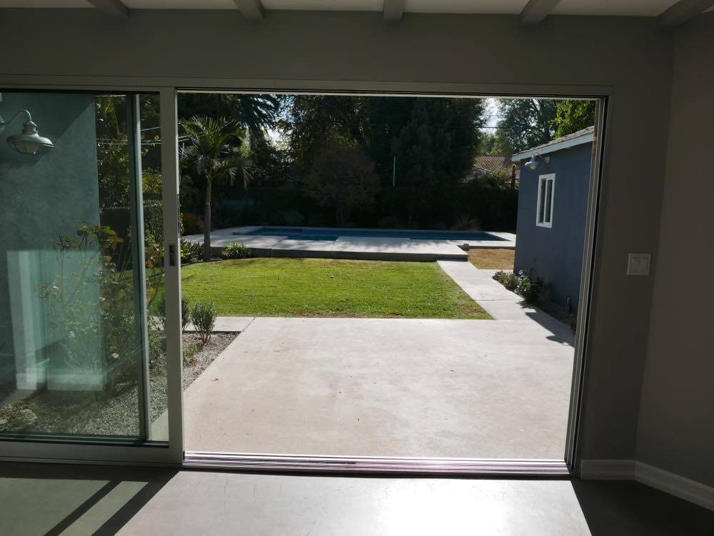 backyard from den - 16740 Morrison St