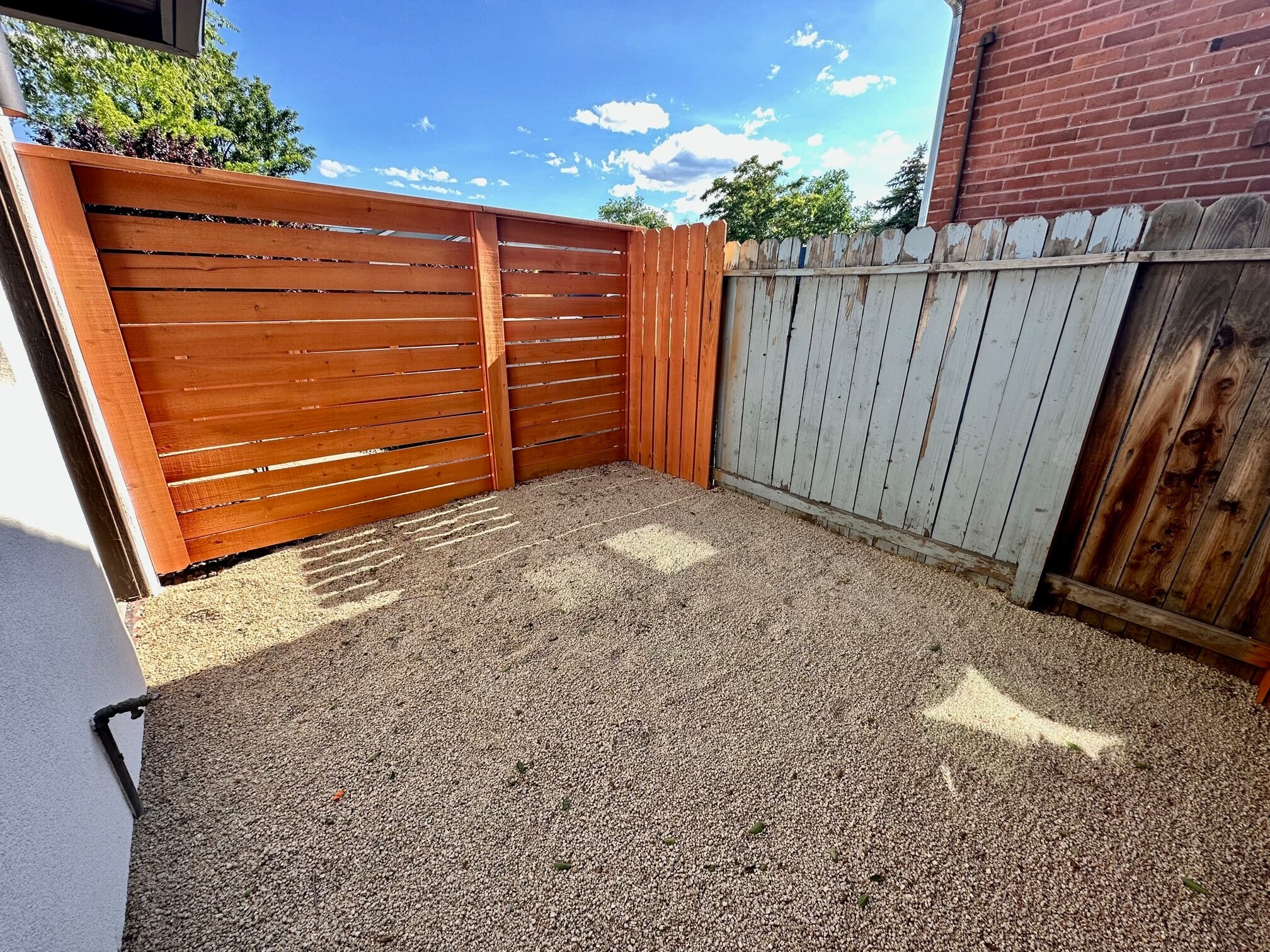 Private fenced in outdoor patio - 345 E Taylor St