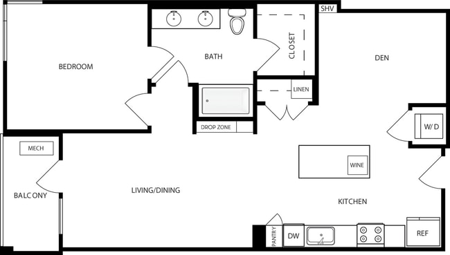 Floorplan - Mara Pacific Beach