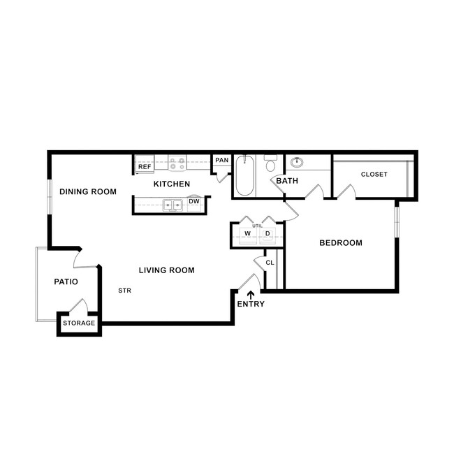 Floorplan - Prestonwood Apartments Homes