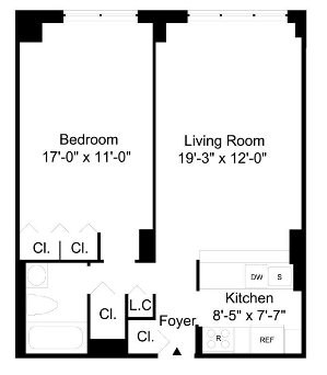 1BR/1BA - The Belmont