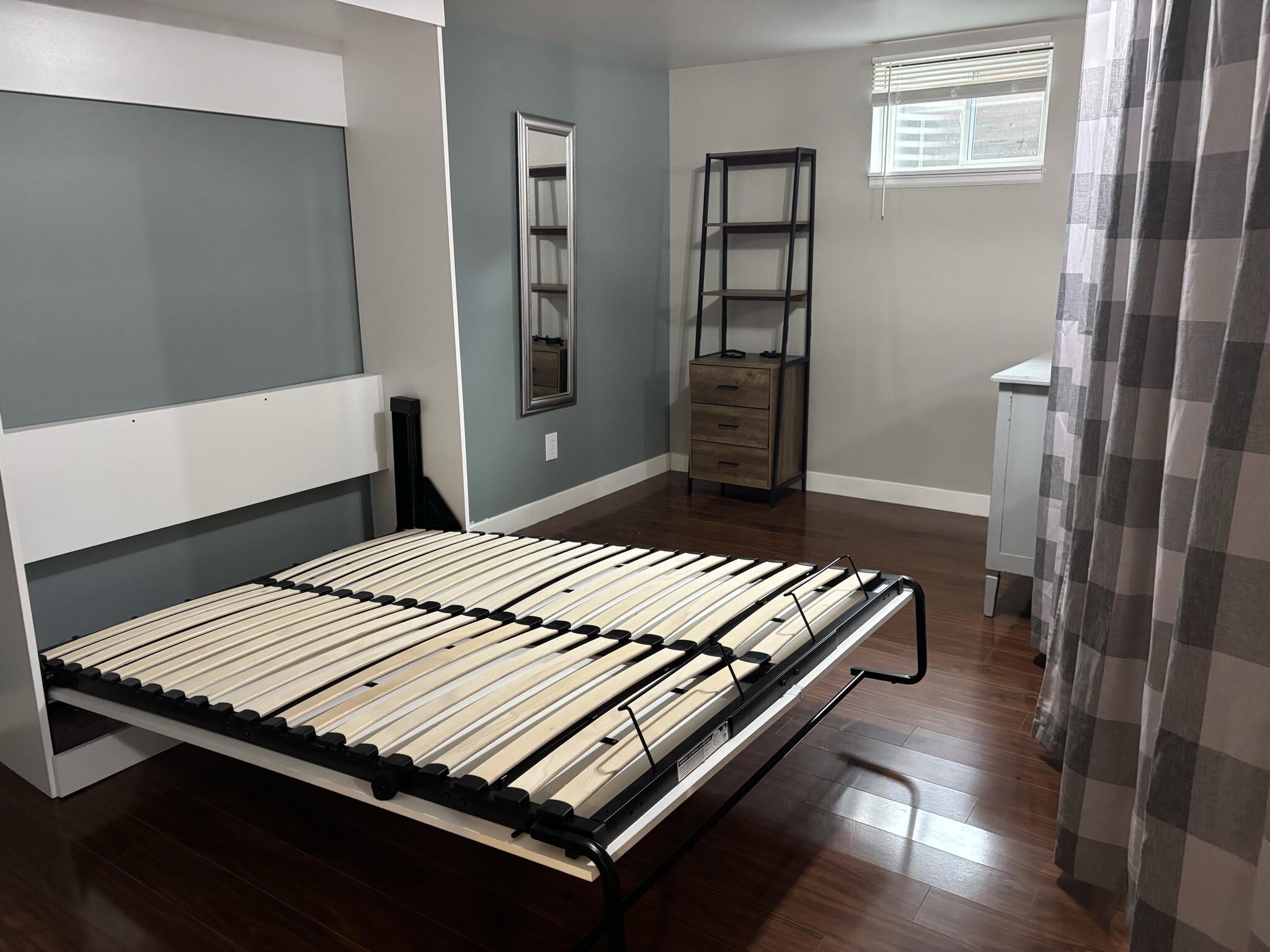 Full size murphy bedframe - 2631 S Zurich Ct