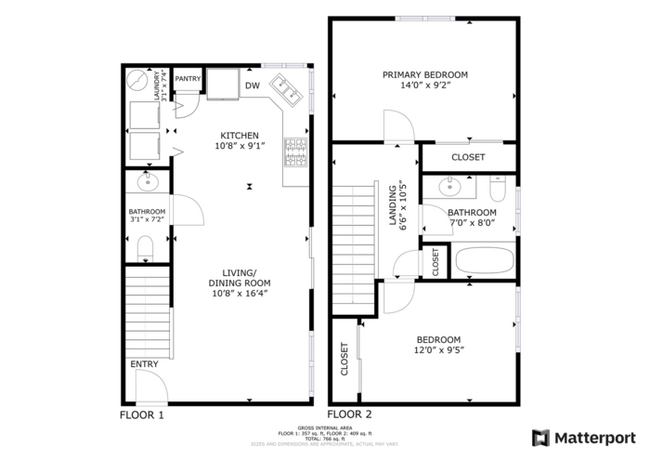 Building Photo - 2 bedroom 1.5 bath Condo! Washer and Dryer in unit!!