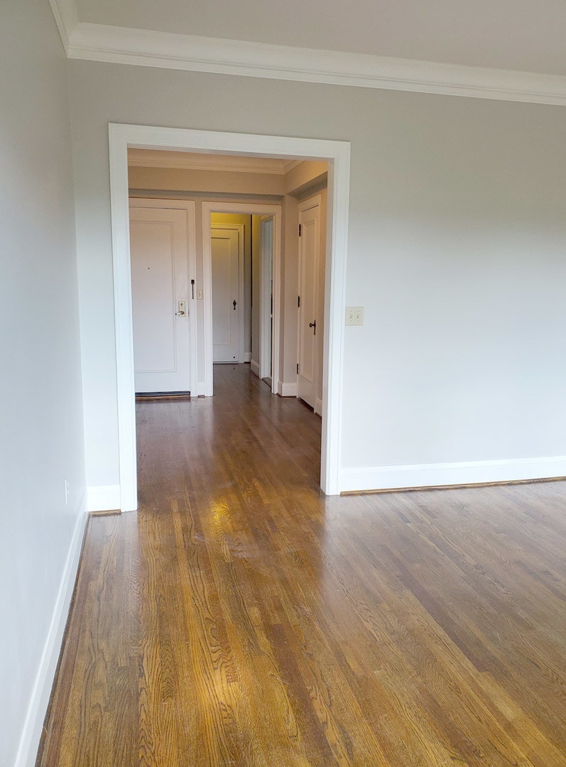 Looking down the hall from Living Room - 2615 Park Ave