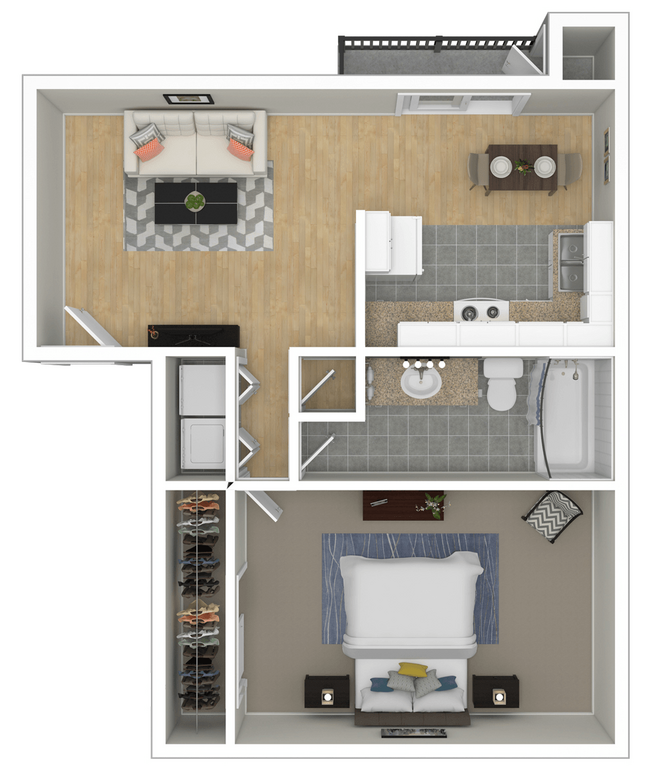 Floorplan - Applegate Apartments