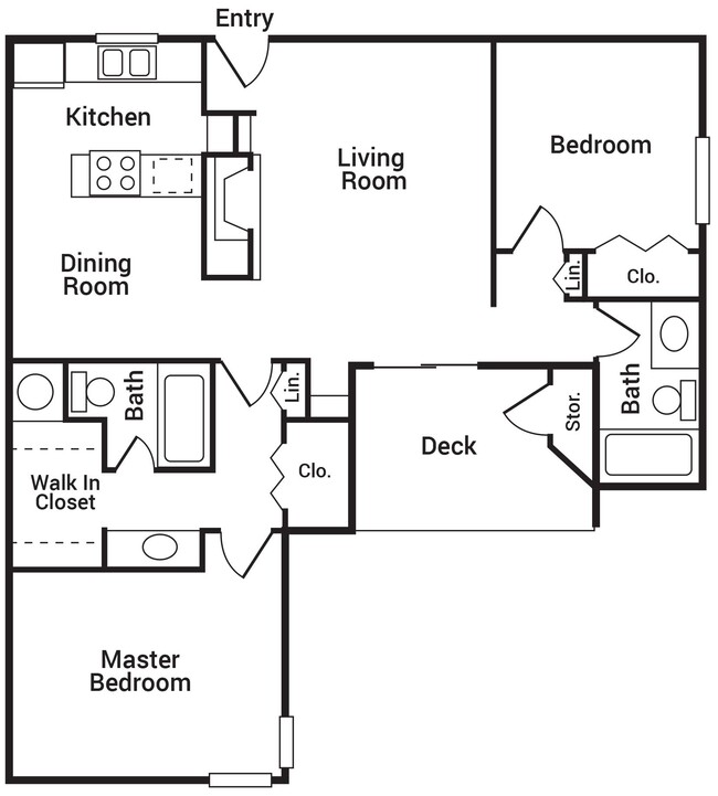 Floorplan - Copper Mill Apartments